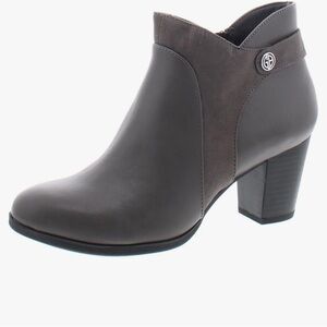 Gianni Bini Gray Ankle Boots with Versatile Style